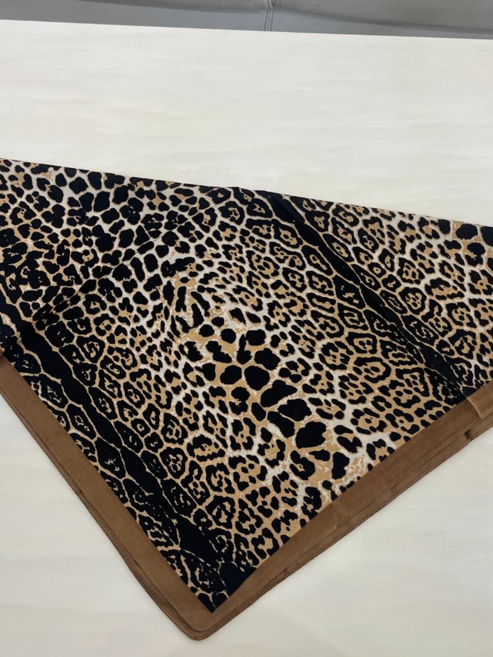 Cheetah Print Smooth and Soft Silky Touch Scarf for Women